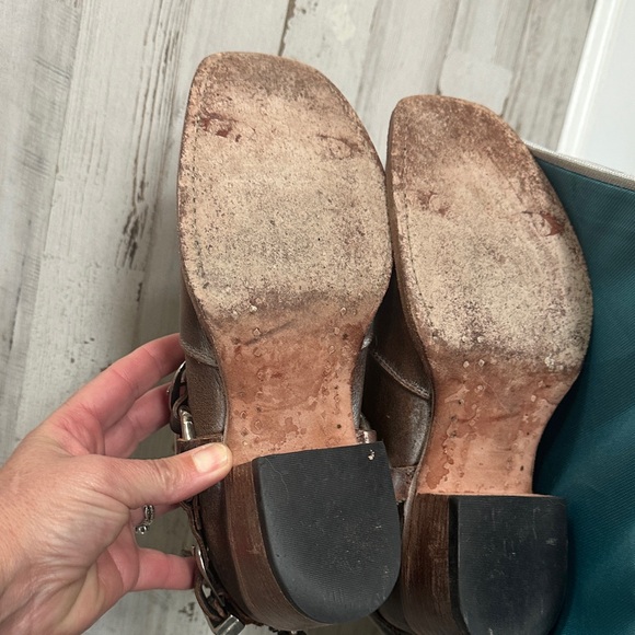 Freebird Brown Truce Leather Ankle Boots with Buckle Detail - Picture 6 of 6